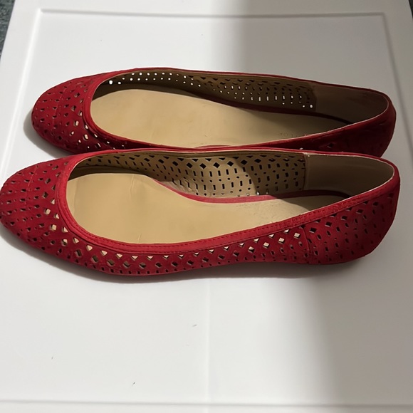 Ann Taylor Suede Flats Size 8.5 - Picture 2 of 6